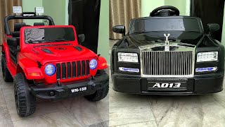 : RC Jeep Wrangler & RC Rolls-Royce Car Unboxing & Testing!! 