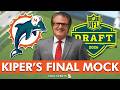 Mel Kiper’s FINAL Mock Draft Will Make Miami Dolphins Fans VERY EXCITED…