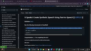 Celebrity Module : 9 Lab : 1 || It Speaks! Create Synthetic Speech Using Text-to-Speech Profile