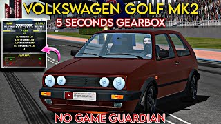 Best gearbox 5 sec for Volkswagen golf mk2 in car parking multiplayer new update