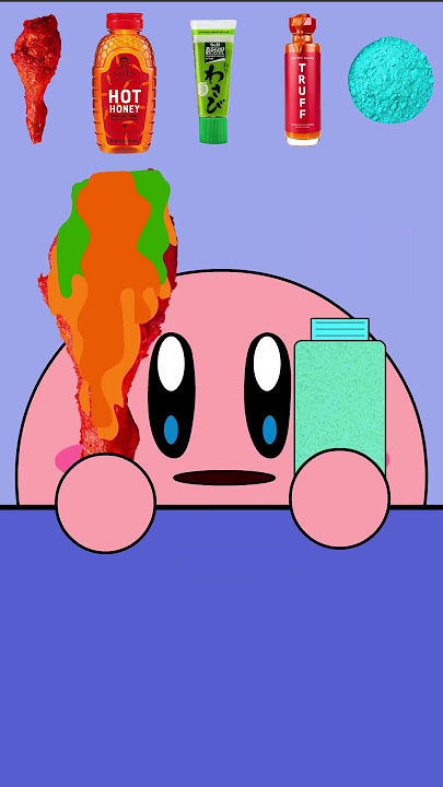 Kirby Animation - Dream Land Spicy Fried Chicken #kirby #shorts