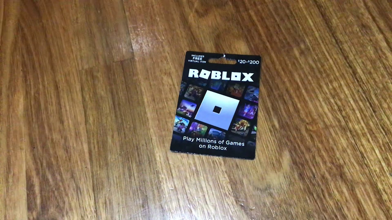 20 robux gift card