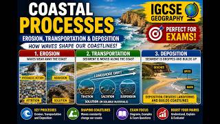 Coastal Erosion, Transportation & Deposition Explained | IGCSE Geography Full Lesson