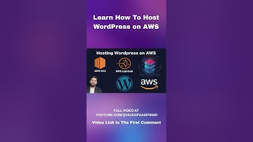 Learn How To Host Wordpress Website on AWS #shorts