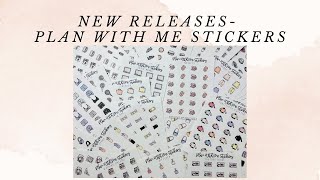 New Releases | 44 Doodles | Plan With Me Stickers