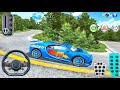 New Dinoco Bugatti Chiron Narrow Mountain Road Driving - Car Game Android Gameplay 3D Driving Class