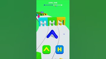 Blob Shifter 3D Level 2446 | Cubic Gaming #shorts #youtubeshorts #gaming