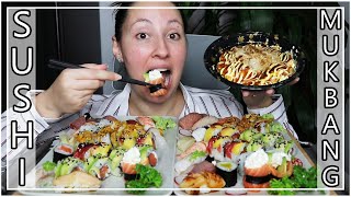 SUSHI MUKBANG EATING SHOW ITA #66 - 100€ DI SUSHI CON AGGIUNTA DI OKONOMIYAKI DOPO UN ANNO!