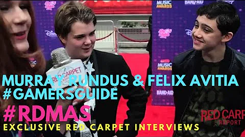 Murray Rundus & Felix Avitia #GamersGuide at the 2016 Radio Disney Music Awards #RDMAs