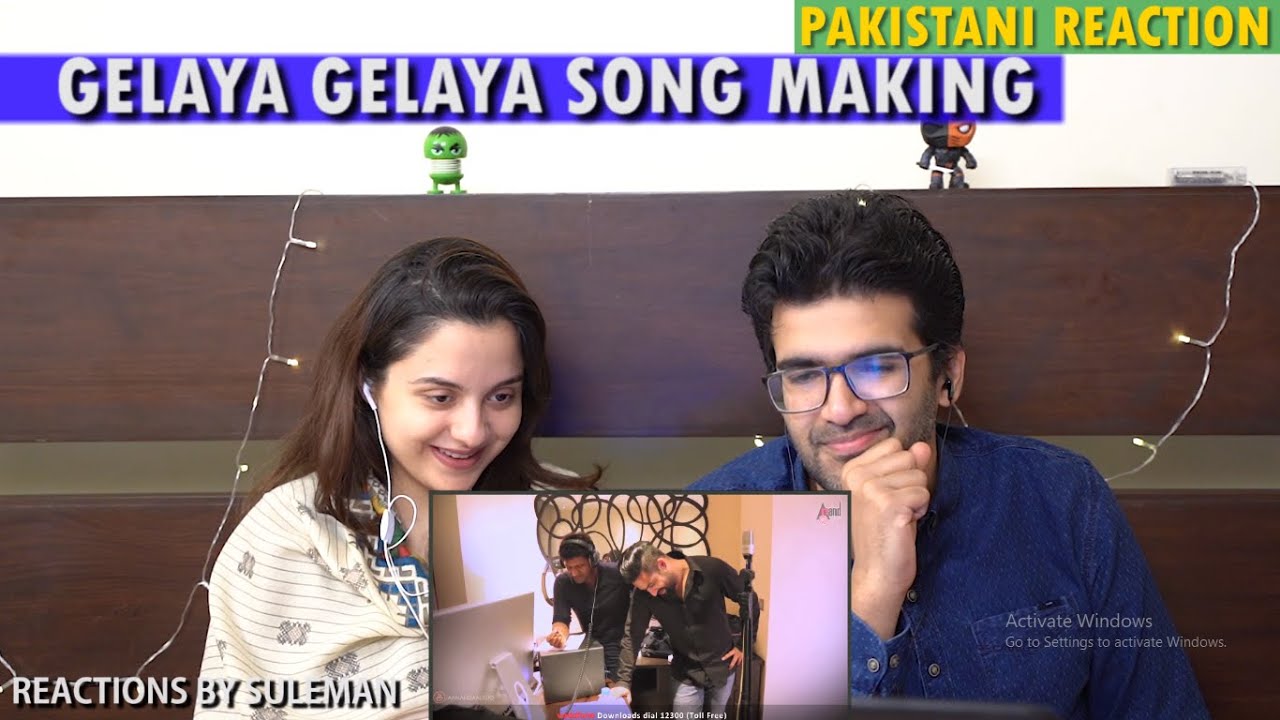Pakistani Couple Reacts To Gelaya Gelaya Making | Chakravyuh | Jr.NTR