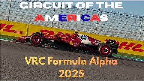 VRC Formula Alpha 2025 @ COTA Hotlap #assettocorsa #f1