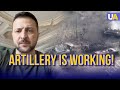 The artillery is working exactly as it should  zelenskyy about russian attacks