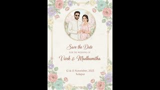 Wedding Of Vivek & Madhumitha Live