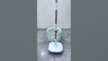 Easy to clean square spin mop and bucket system. #newtool #homettler #mop #spinmop