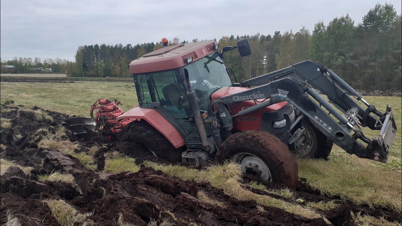 Kyntöä nevalla ja lopussa upotuksia