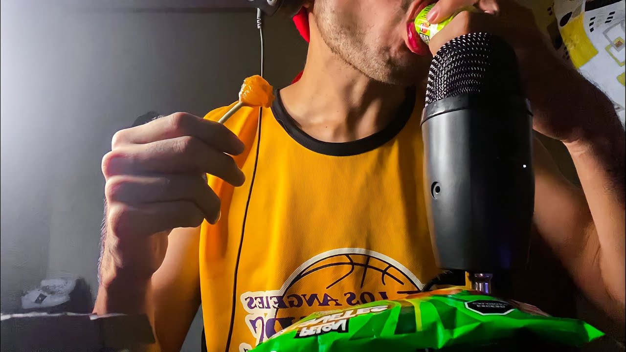 ASMR chupando y lamiendo PELON PELO RICO📍😋👅 *Los mezclo todos*