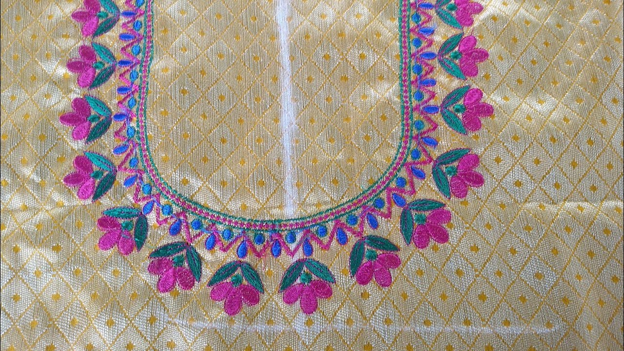 Computer embroidery blouse works 9491641852  youtube Computer embroidery blouse works 9491641852  youtube