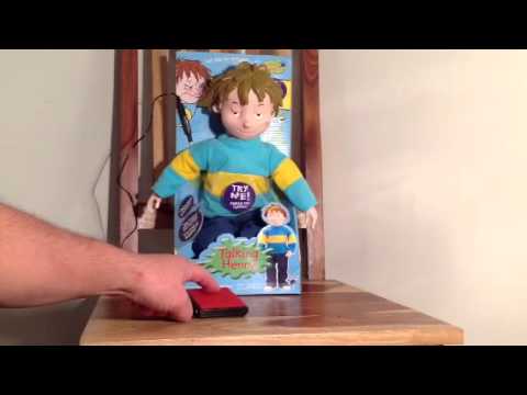 horrid henry talking plush toy