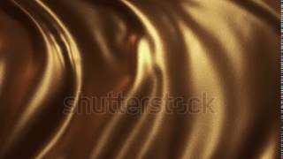 Animation of flow golden liquid with animated reflections. | Video Footage | Shutterstock
