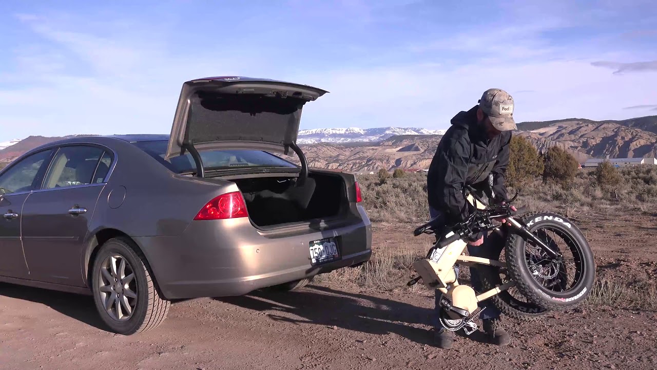 quietkat 750 bandit folding frame electric bike