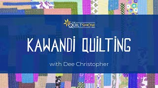 Dee&#39;s Saturday Sampler – Learn about Kawandi Quilting
