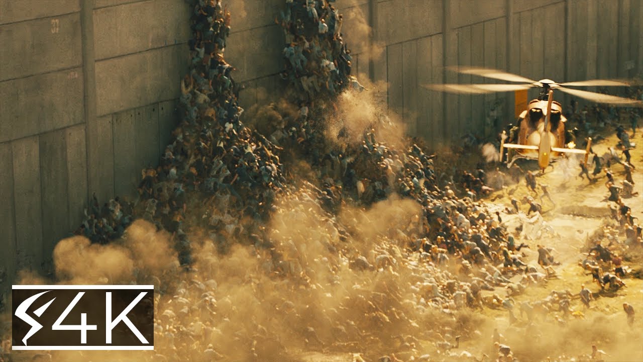 Zombies Over The Wall 4k World War Z Youtube