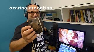 Video thumbnail of "Lindos instrumentos rústicos - ocarina argentina + loops"