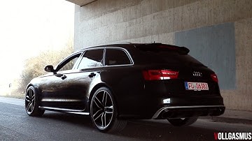 Audi RS6 Sound and Drive: Revs, Loud Tunnel Sound, Pops and Bangs, Acceleration