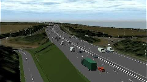 S-Paramics model of M25 motorway