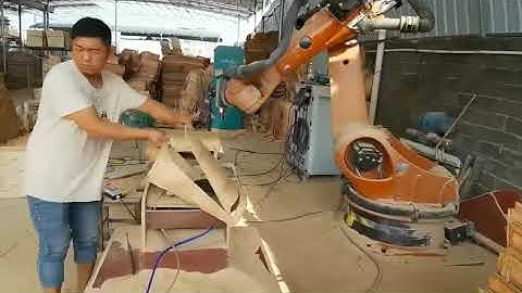 KUKA robot engraving processing