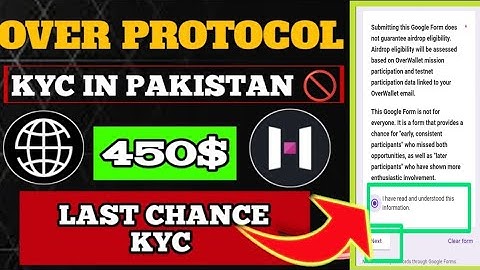 OverWallet New Sybil detection Through Google Form | Over Wallet Last KYC | Over Wallet Airdrop Form