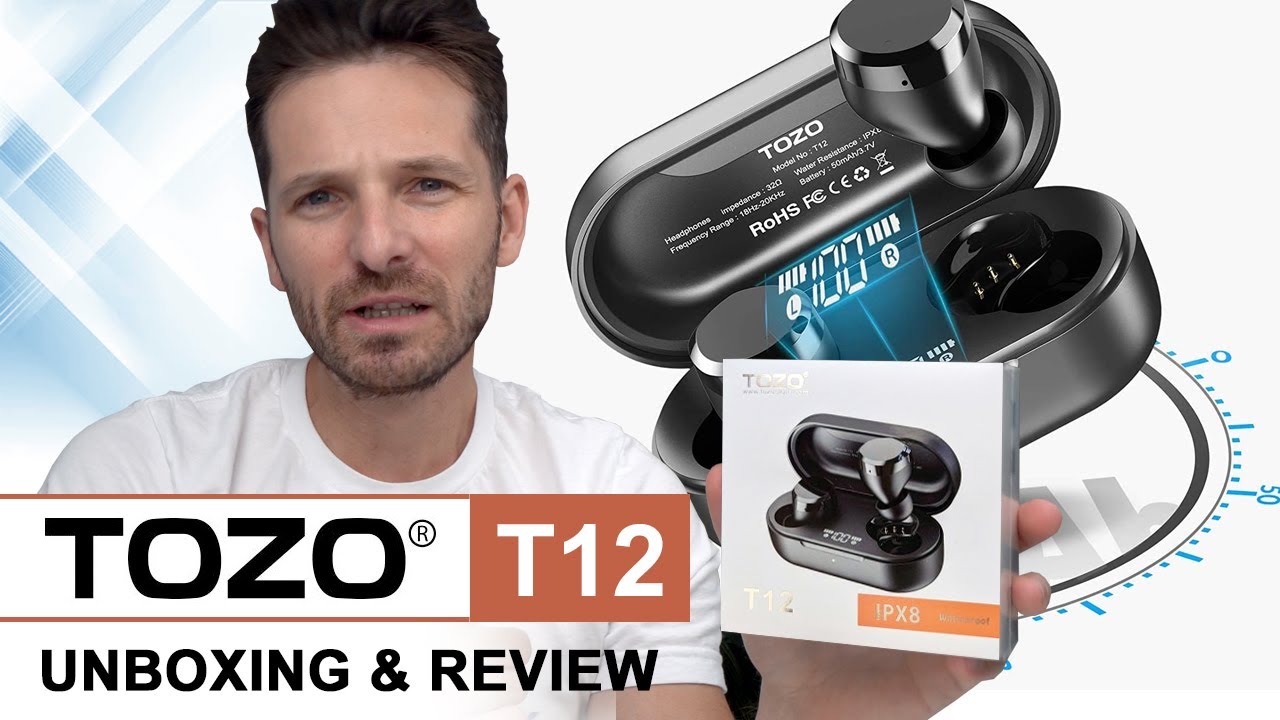 TOZO T12 Ear Buds REVIEW & UNBOXING