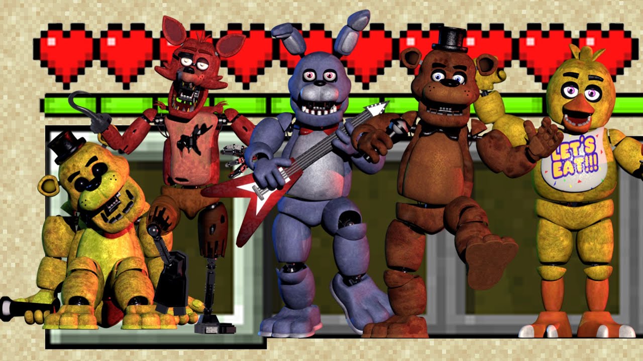 Minecraft PE FORBIDDEN FIVE NIGHTS AT FREDDY 2 MOD in