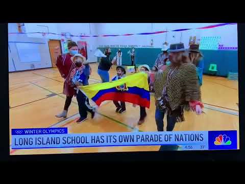 NBC News 4 NY: William Floyd Elementary School - Parade of Nations - XXIV Winter Olympics