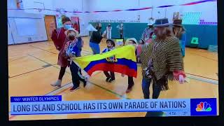 NBC News 4 NY: William Floyd Elementary School - Parade of Nations - XXIV Winter Olympics