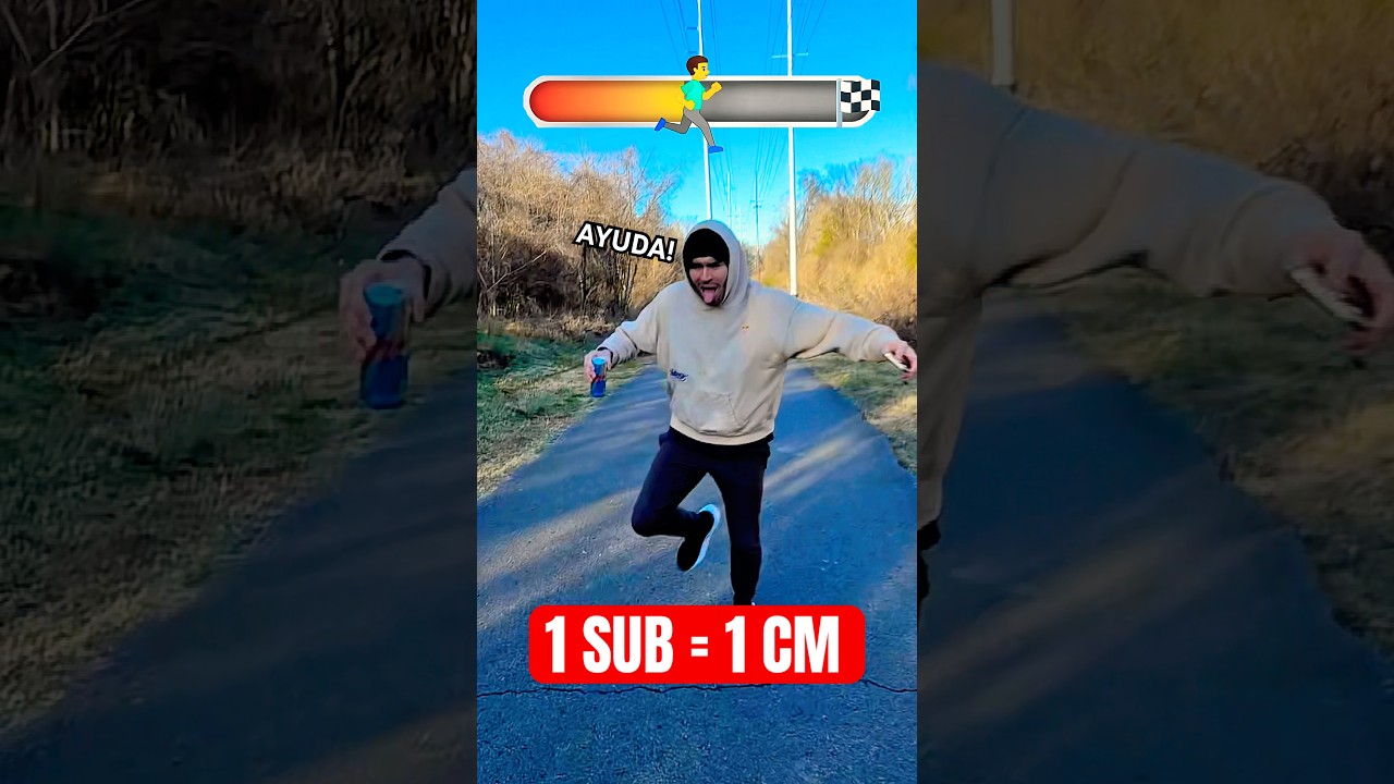 Por cada suscripción CORRO 1 CENTIMETRO 🏃‍♂️💥