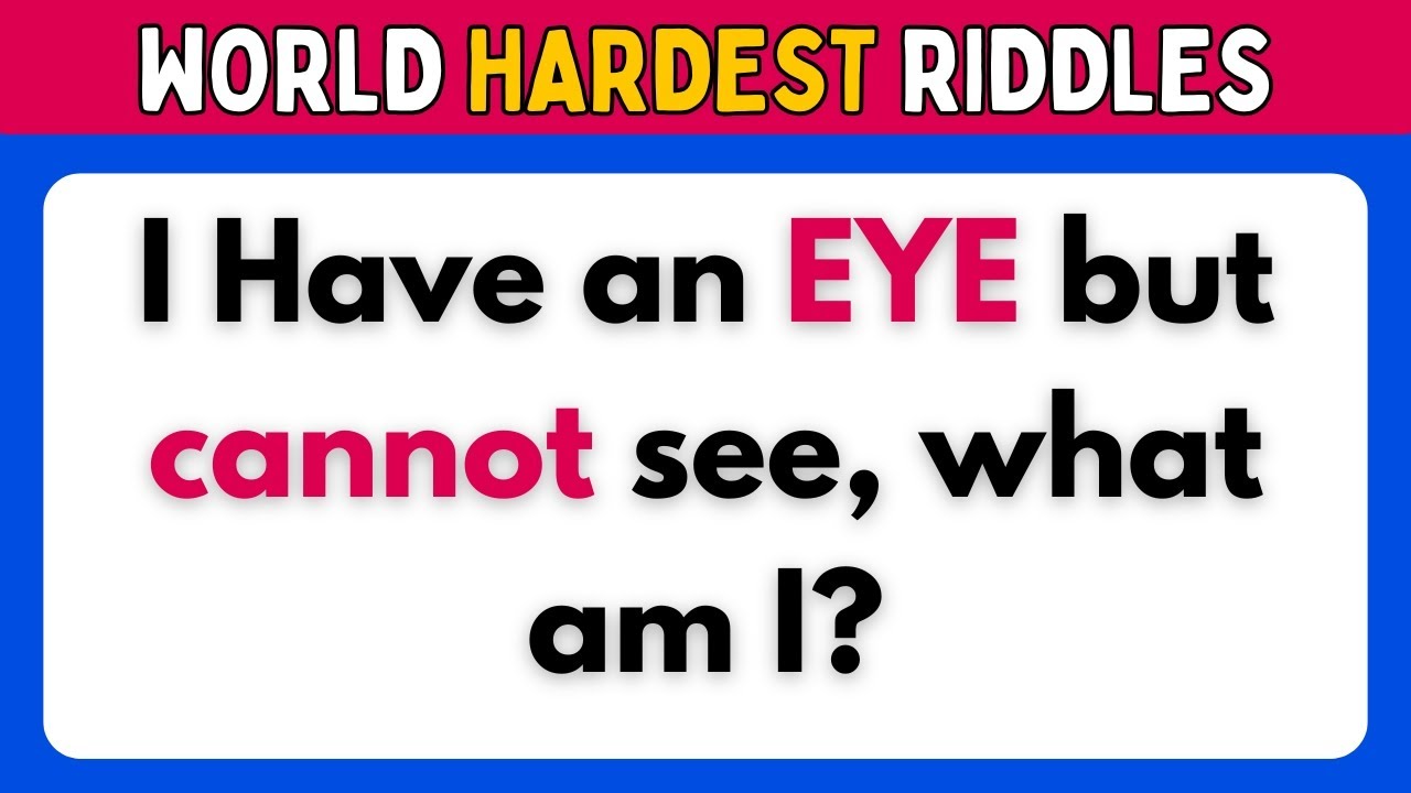 World’s Hardest Riddles with Answers | Only Geniuses Can Solve These ...
