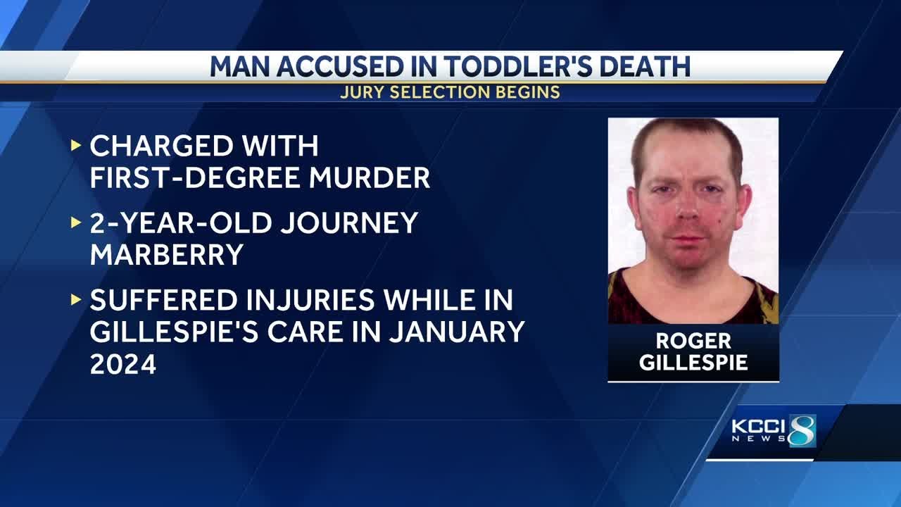 Trial for Iowa man accused of killing 2-year-old begins - YouTube