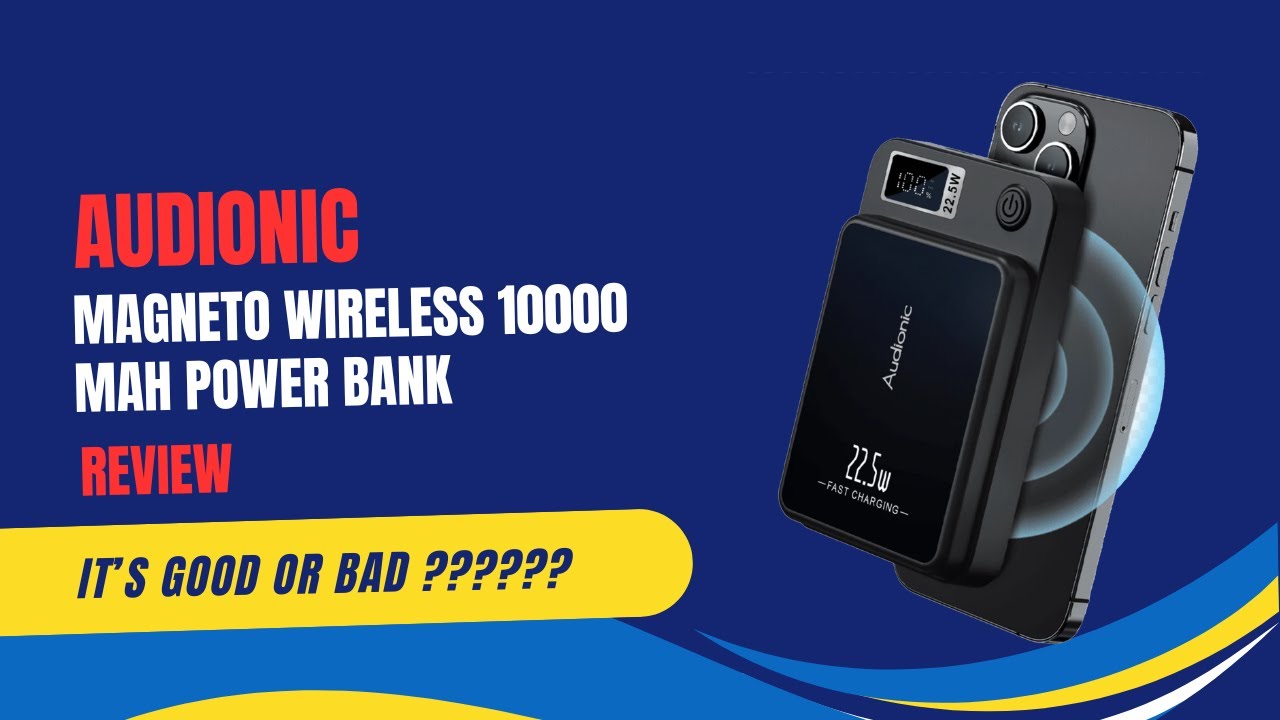 Audionic Magneto Wireless Power Bank Review | Audionic Power Bank Review | Audionic Power Bank