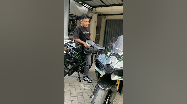 Mana nih yang Bilang Paropo Nauli modal pinjam Ninja H2. nih ada 2 #paroponauli