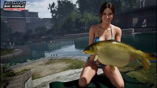 Fishing Sim World  | Grand Union | 2 Trophy Carp's one after the other