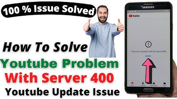 Soloution Of Youtube Problem With Server 400 Not Updating اردو हिन्दी