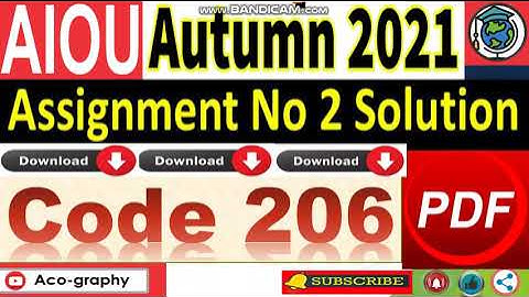 AIOU Code 206 Solved Assignment No.2 Autumn 2021 | Family Health And Care | Matric | ⏩Download links