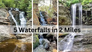 North Carolina WATERFALLS - Hanging Rock State Park