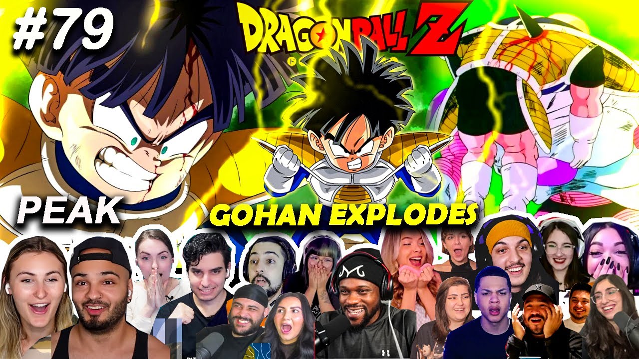 Сила Гохана взрывается🤯😡 Реакция на бой Гохана против Фризы. 79 серия Dragon Ball Z🐲 (Dragon Ball Z)