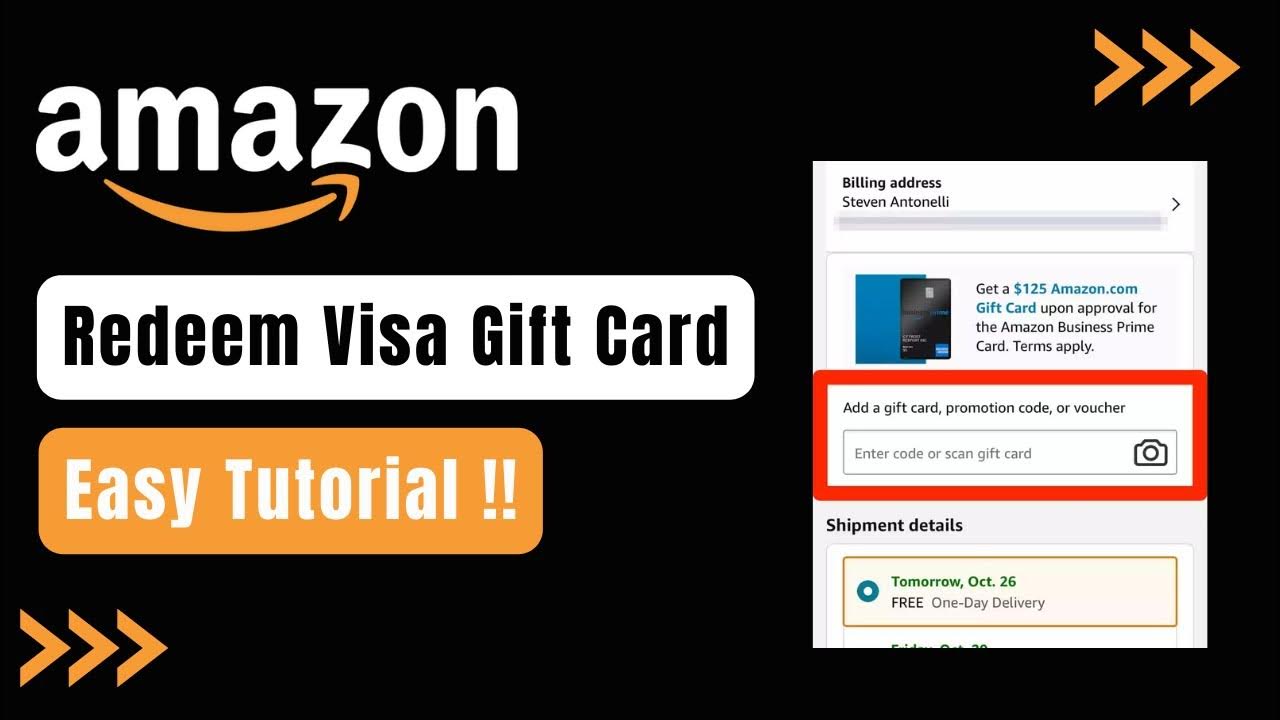 how-to-redeem-visa-gift-card-on-amazon-youtube