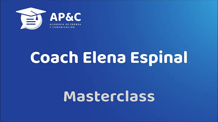 Masterclass  con Elena Espinal