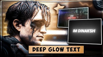 Ae inspired DEEP Glow text tutorial on Mobile; NODE VIDEO text glow tutorial (+Preset)