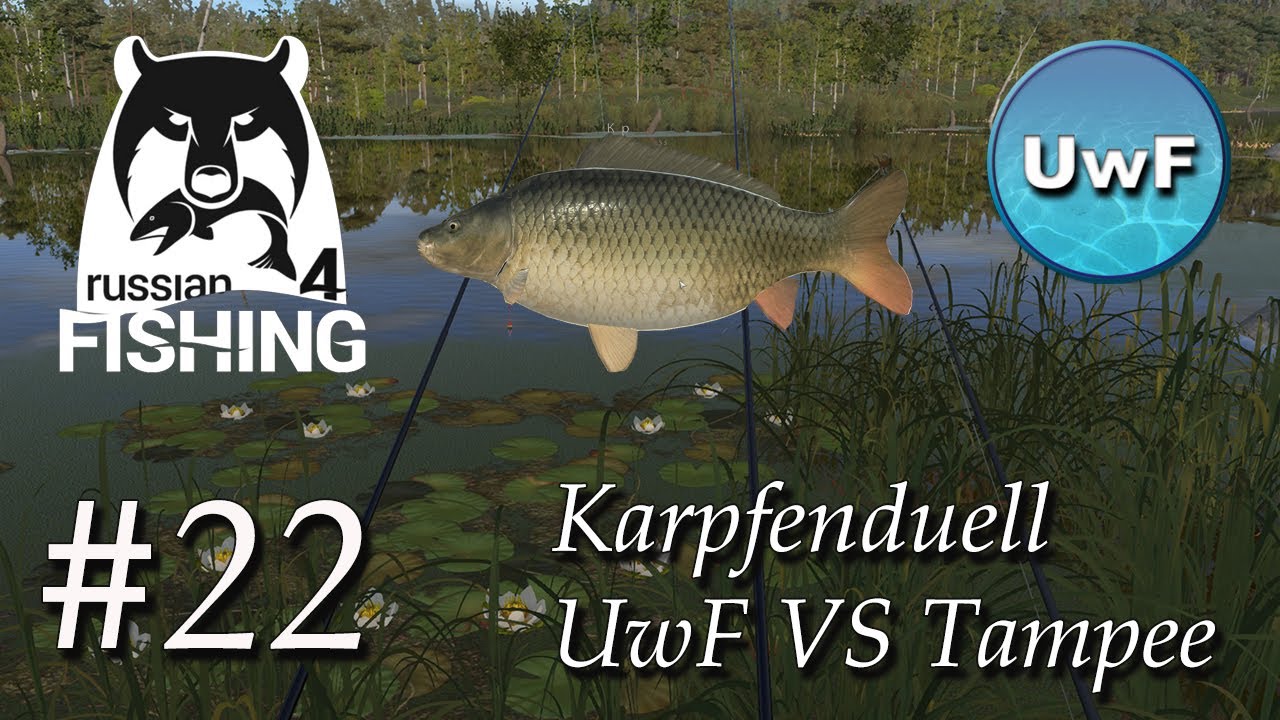 Russian Fishing 4 #22 | Karpfenduell im Splitscreen mit Tampee Games | German / Deutsch
