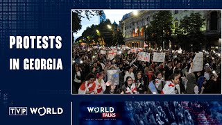 Massive protests in Georgia over 